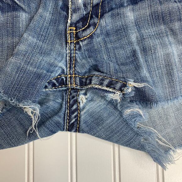 BKE Stella Jean Shorts Distressed Cutoffs Sz 27 - Picture 4 of 6